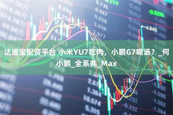 达道宝配资平台 小米YU7吃肉，小鹏G7喝汤？_何小鹏_全系共_Max